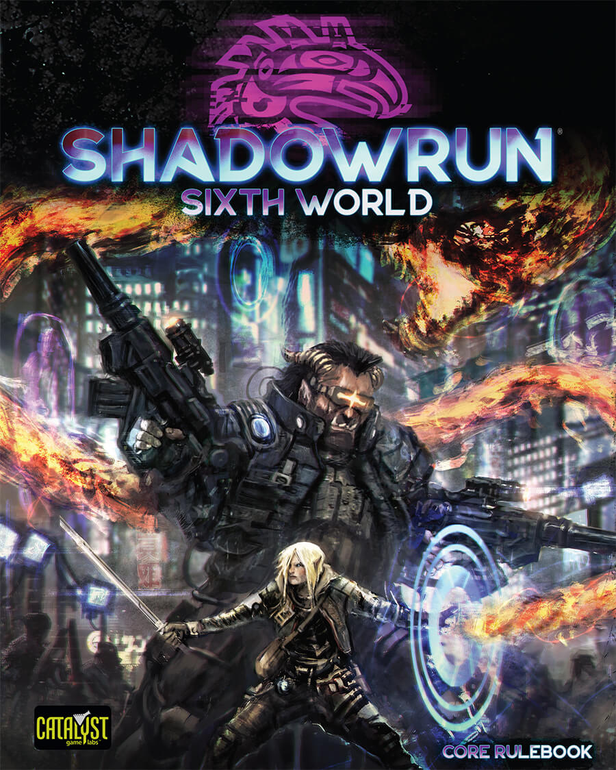 New Shadowrun, Sixth World Products On Sale: GM Screen, Cutting Black,  Revised Core PDF - Shadowrun Sixth World