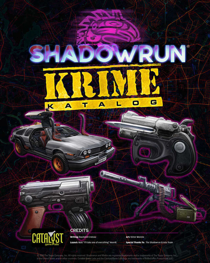 New PDFs Available! NPCs and Weapons Waiting for You! - Shadowrun