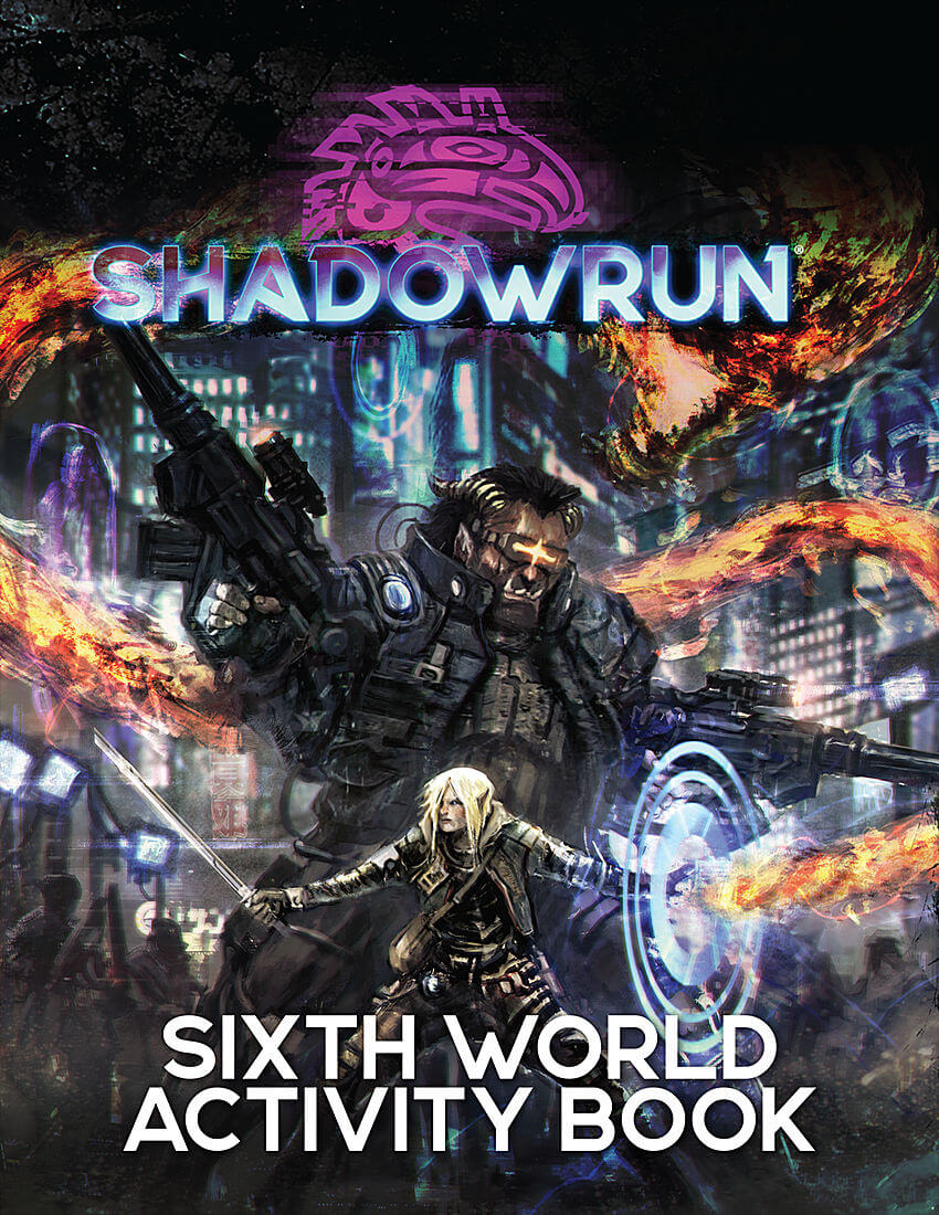 Now Available - The Shadowrun Activity Book in PDF - Shadowrun