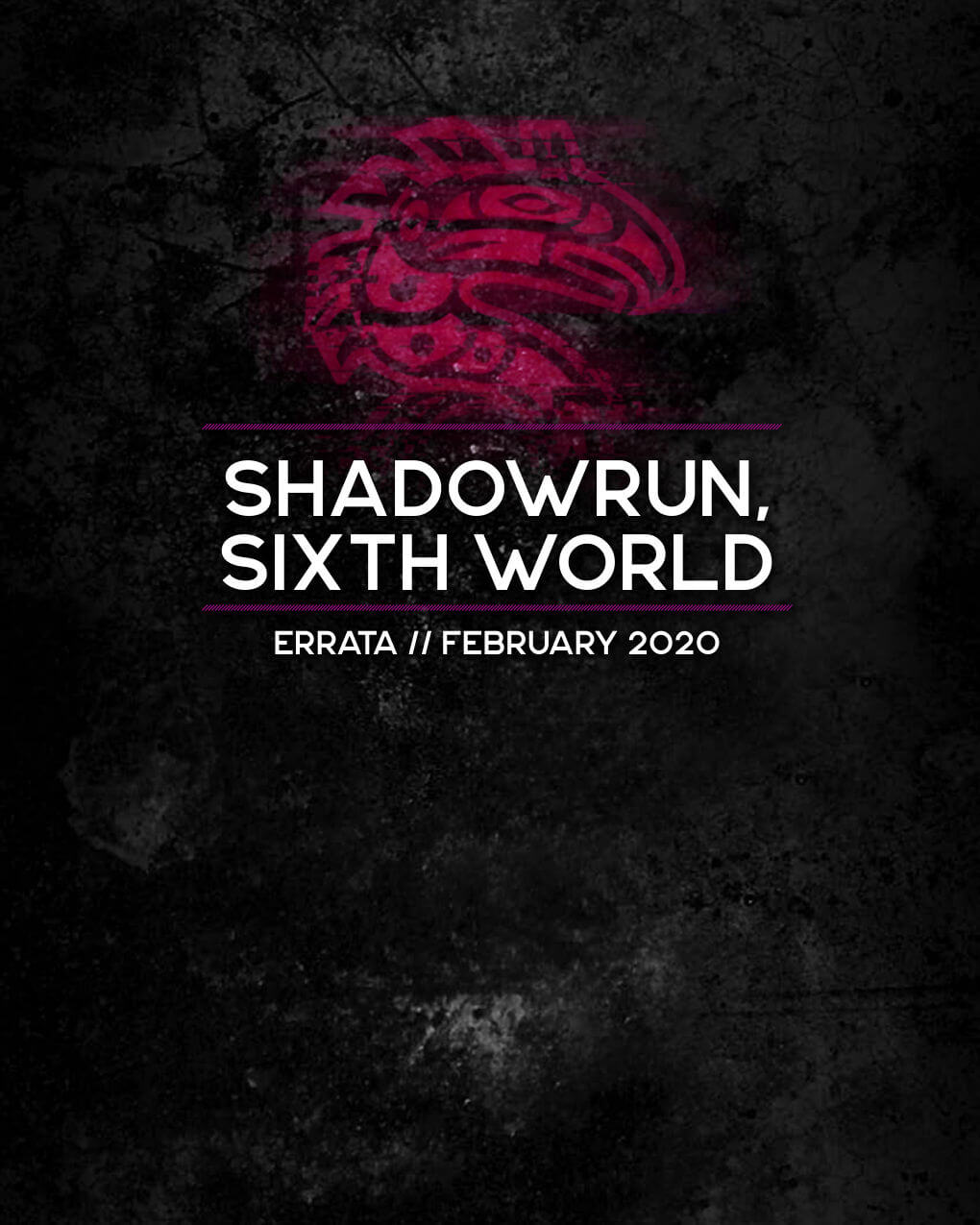 Shadowrun 6 – RPGFramework – A roleplaying toolset